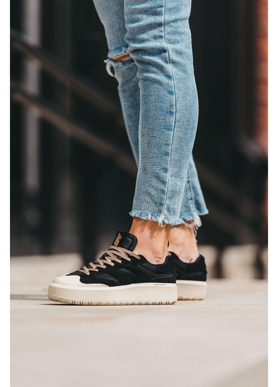 Чорні Осінні кросівки чоловічі new balance ct 302 black white нью беланс ct302 No Brand