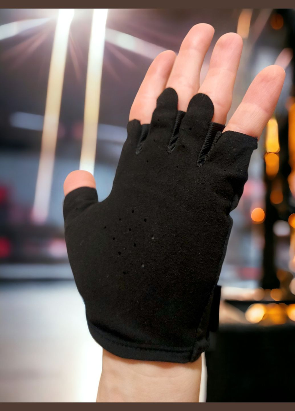 Фітнес рукавички для спорту турніка тренувань велосипеда Vilico унісекс Чорні 66_7_L_1 No Brand Kyncilor (316092456)