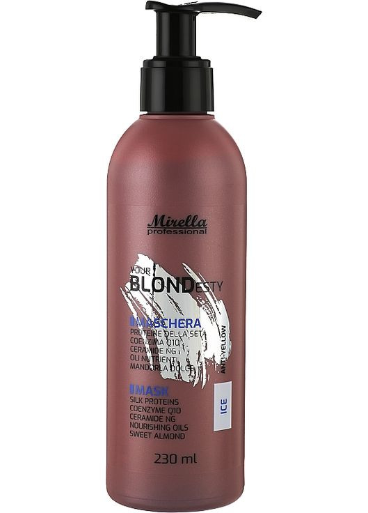Маска для ледяных оттенков волос Ice Your Blondesty Mask 230ml (1138325-174228) Mirella (368655395)