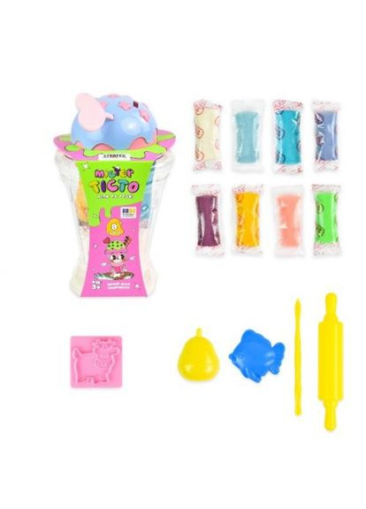 Набор для творчества Мистер тесто. Стакан-мороженое" укр Strateg (361414021)