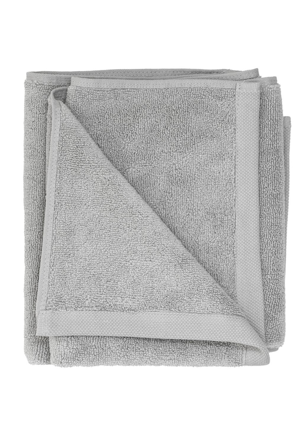 Рушник "Ніжність" 30x50 см MVM однотонний світло-сірий