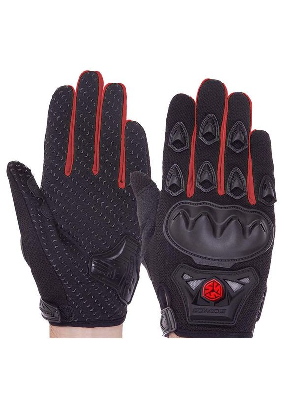 Моторчатки MC29 Черно-красный, (07439020) SCOYCO (324432868)