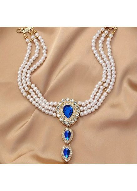 Кольє чокер з кулоном у камінцях та стразах No Brand (362376658)