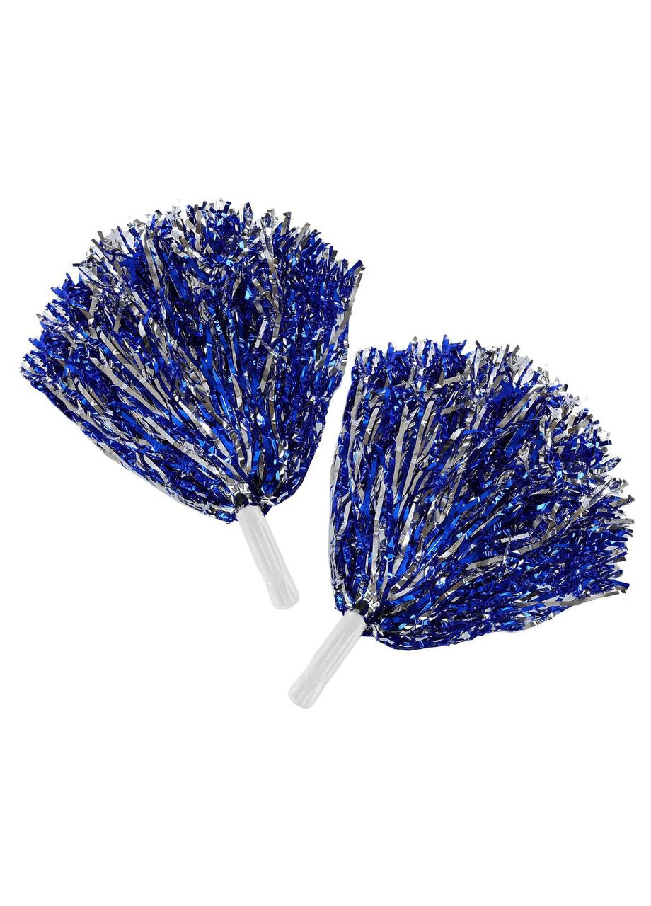 Помпони ниткоподібні блискучі для чирлідингу і танців з ручками Pom-Poms C-0828 (глянцеві, пластик, l-28см, 2шт, вага 1 SP-Sport (370139962)