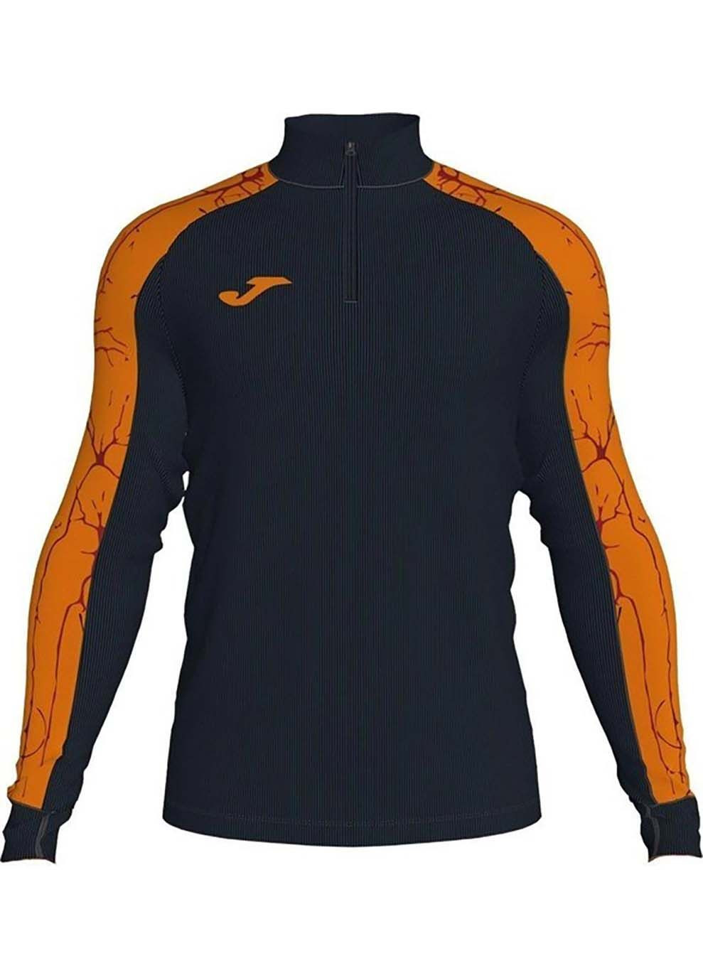 Мужской реглан ELITE IX SWEATSHIRT черный,оранжевый Joma (323203497)