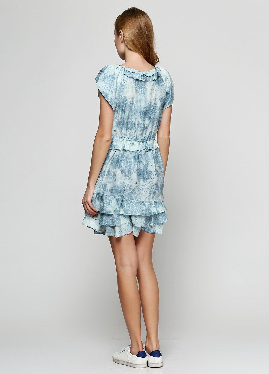 Бирюзовое повседневный платье розово-черный Juicy Couture