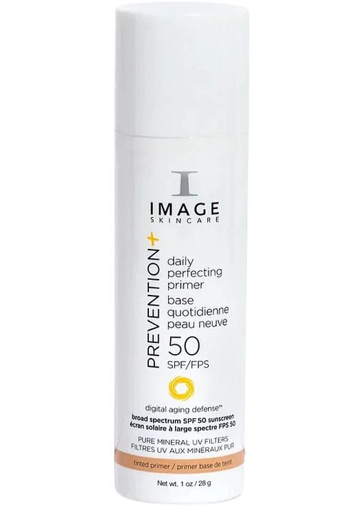 Тонувальний сонцезахисний праймер SPF 50 Prevention+ Daily Perfecting Primer SPF 50 28g (1149403-175773) Image Skincare (368904773)