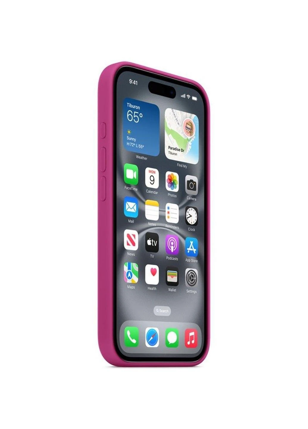 Чехол Silicone case (AAA) with Magsafe and Animation для Apple iPhone 16 Pro (6.3") Epik (389075727)