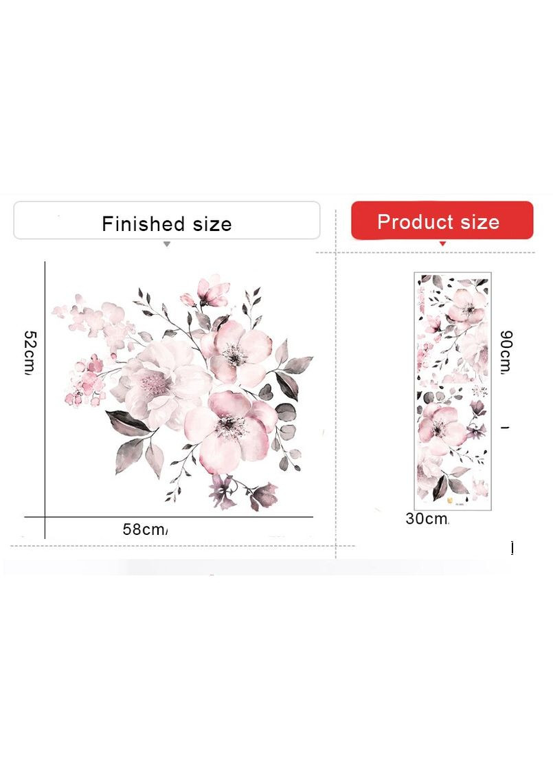 Вінілові наклейки Ніжні квіти (лист 30 х 90 см) Б447-5 FX-D01 No Brand (352777486)