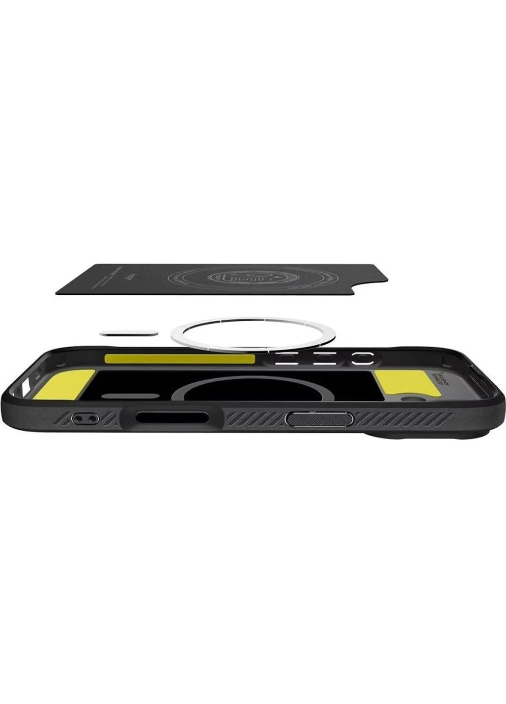 Чехол для iPhone 17 Rugged Armor MagFit Matte Black (ACS10367) Spigen (394368533)