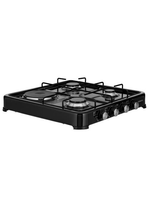 Настільна плита CTC-NS5015B, Black, комбінована, 4 конфорки, емаль, поворотні перемикачі, 10.5x52x52 см Ardesto (360403979)