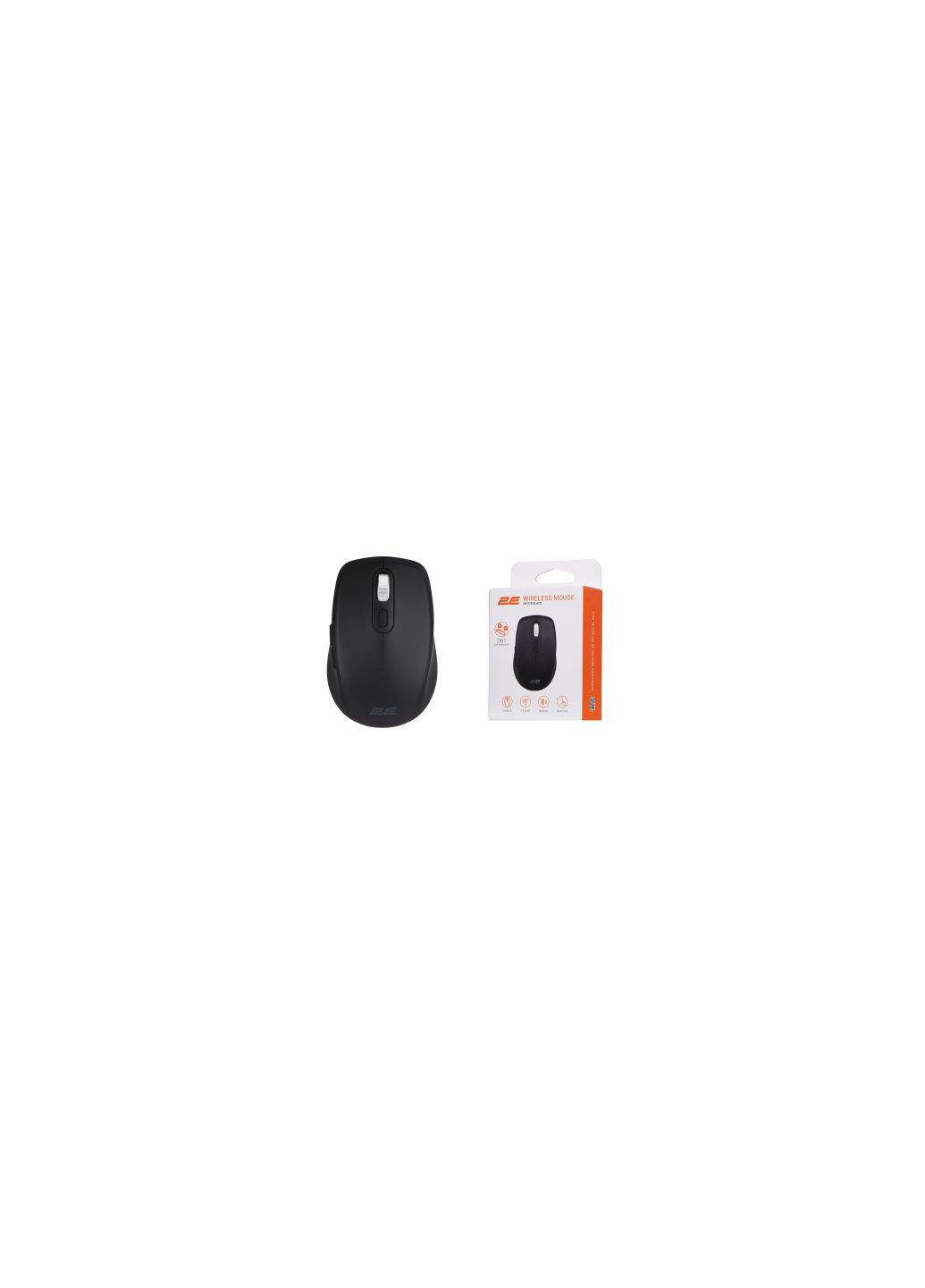 Мышка (-MF225WBK) 2E MF225 Silent Wireless/Bluetooth Black (366651843)