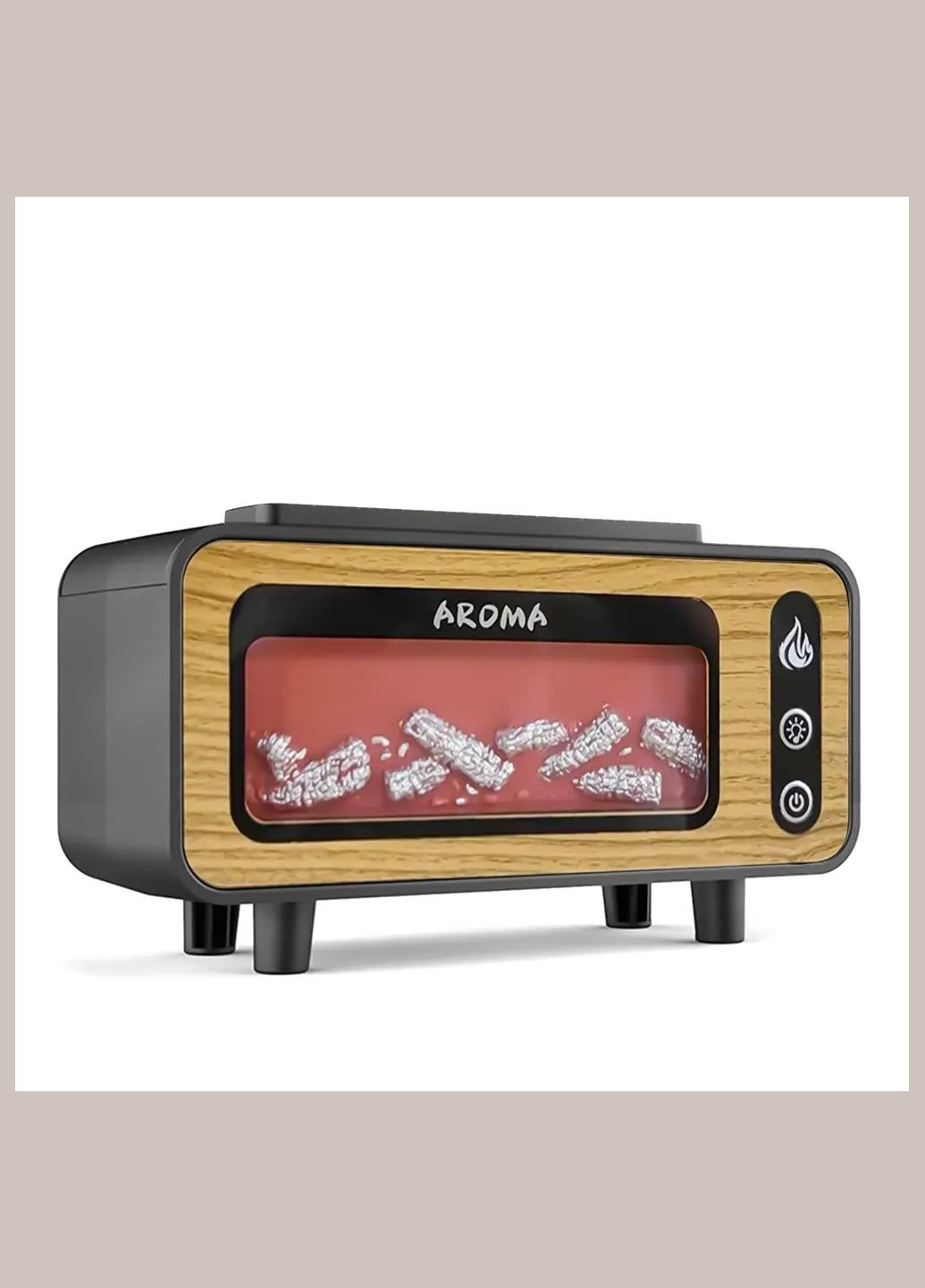 Светодиодный USB увлажнитель-аромадиффузор ретро Vintage Fireplace Hot Huez (370978147)