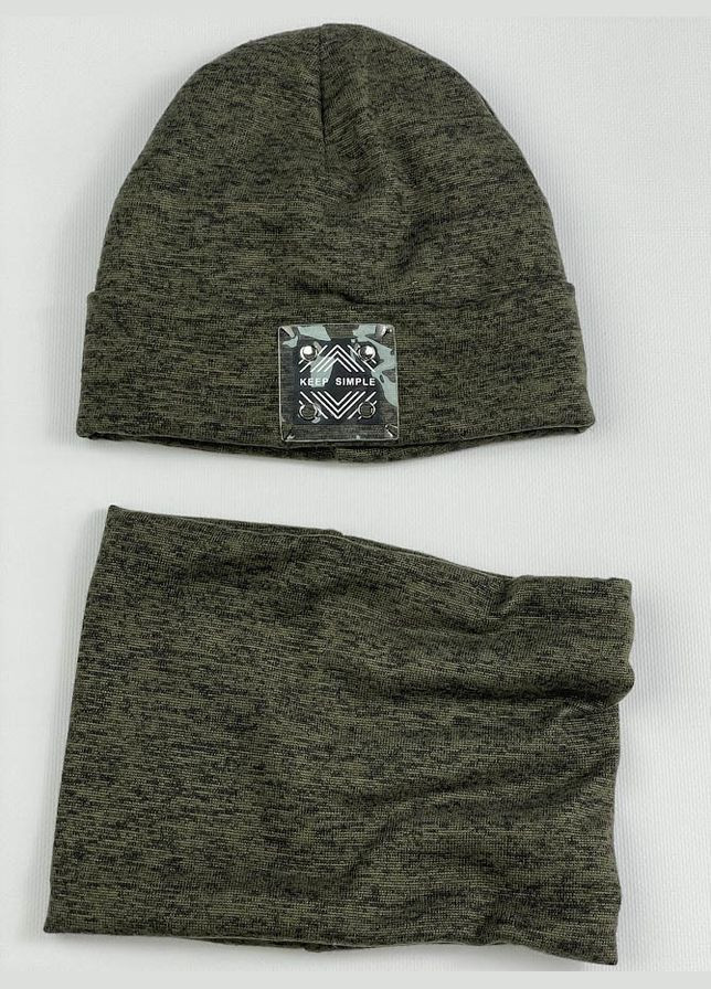 Комплект шапки и хомут на флисе для мальчика. Andy (332123742)
