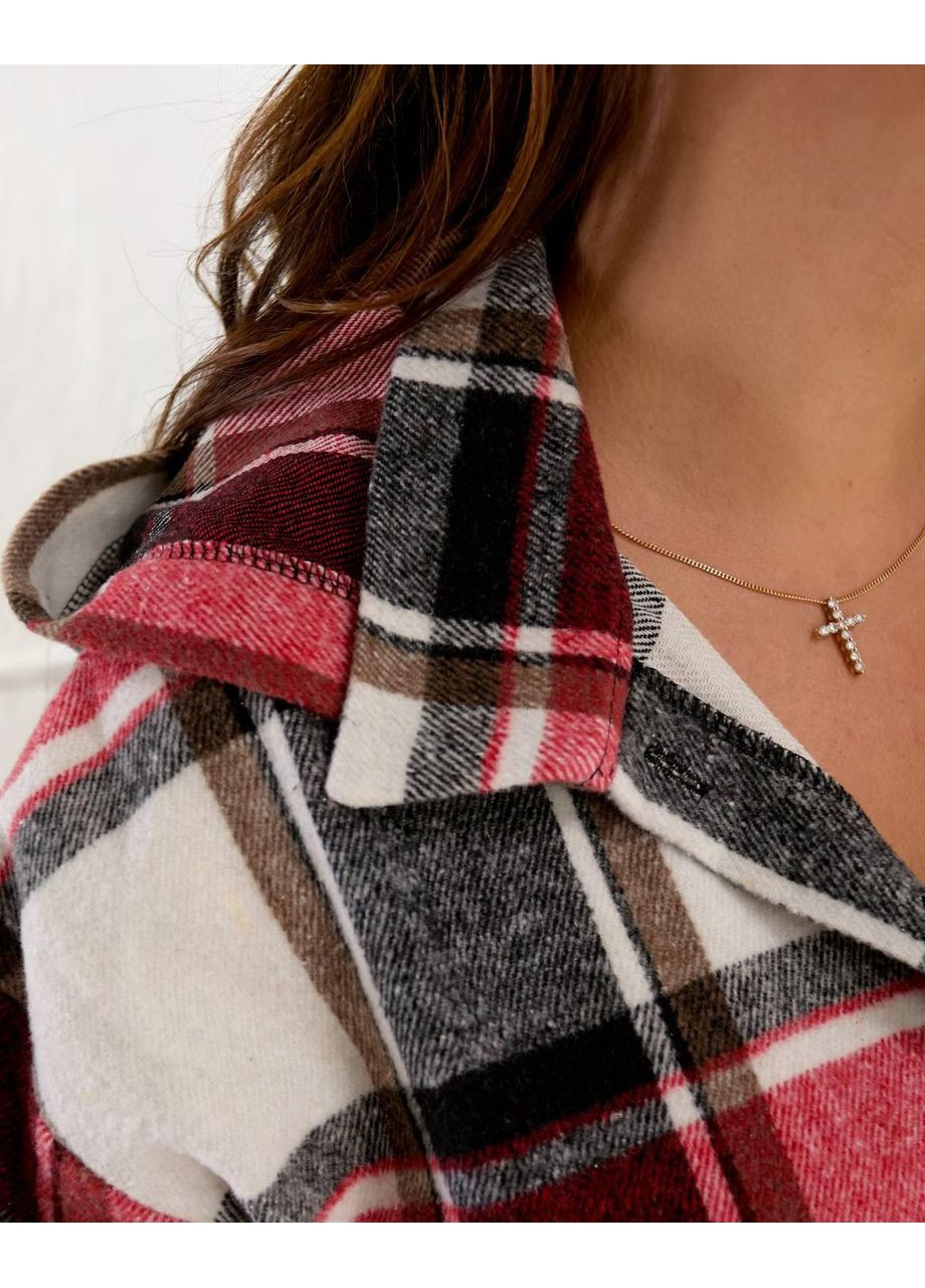 Жіноча сорочка з капюшоном з байки Sofia 304 (362024735)