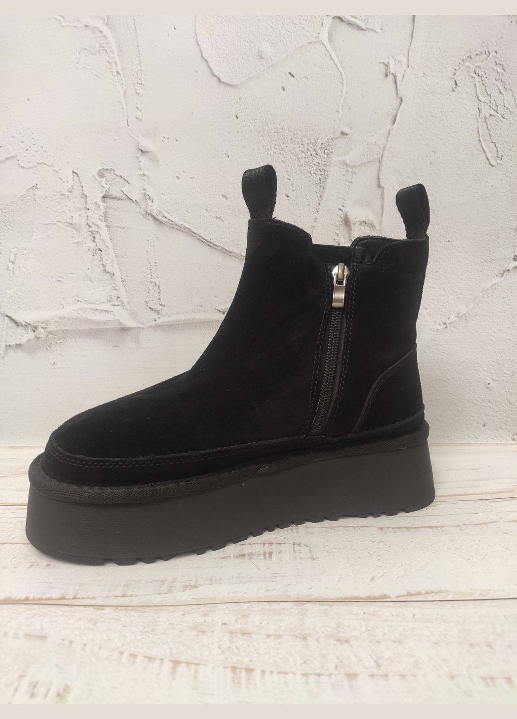 Зимние зимние угги ботинки челси из натуральной замши. челси Gifanni из натуральной замши