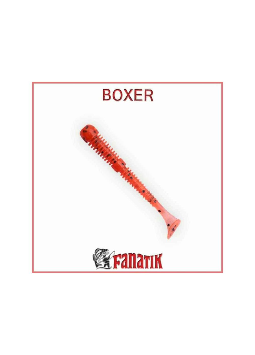 Приманка силіконова Boxer 3,5 (75 мм) колір 023 (6штуп) арт.02335B ТМ Fanatik (304061355)