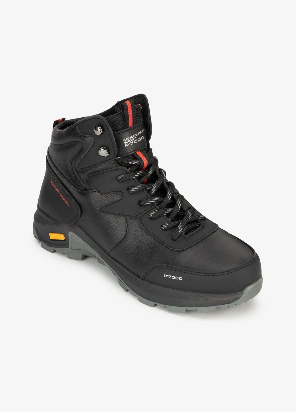 Черные зимние ботинки мужские 7124-7-135 черный shop (2000904401161) Konors