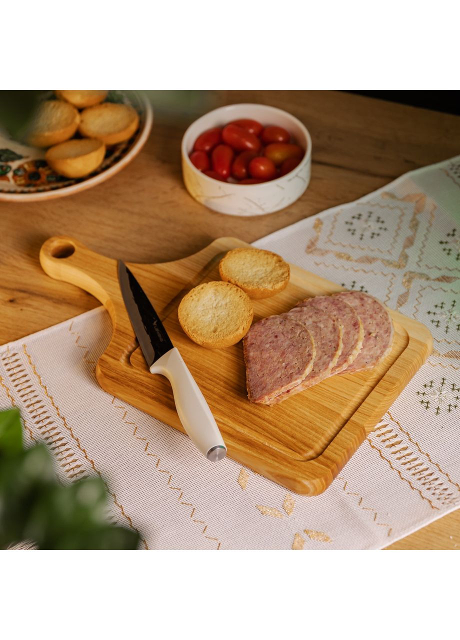 Обробна дерев'яна дошка прямокутна 35×20 см ясен LUGI (360457002)