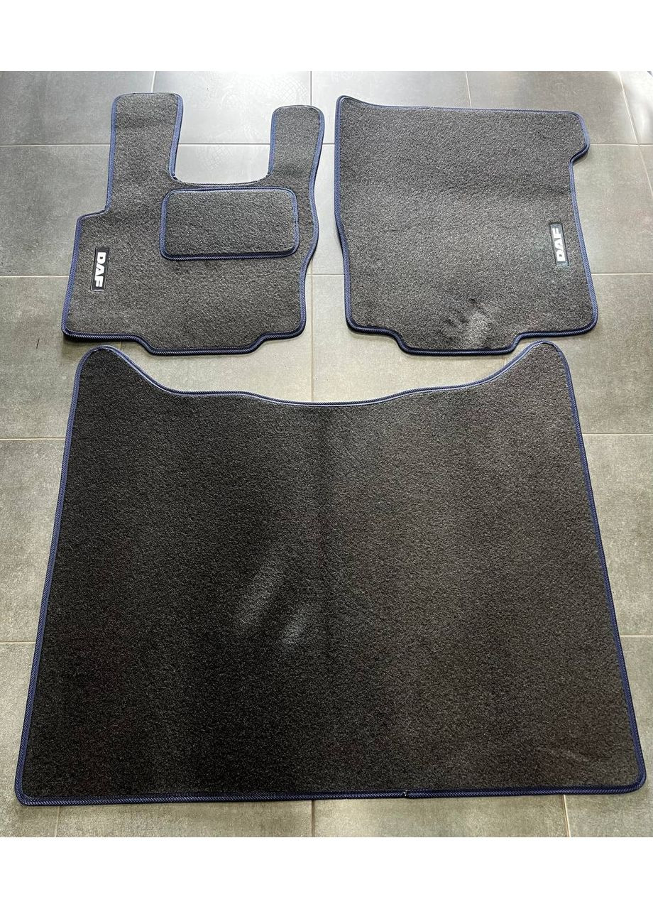 Ворсові килимки в салон для DAF 105 АКПП ДАФ 105 АКПП Сірі Beltex XF (360615694)