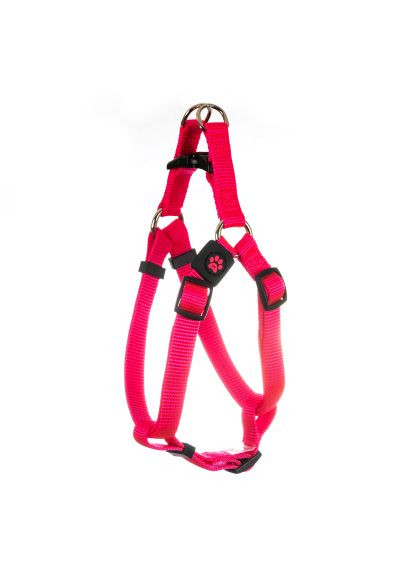 Шлей для собак Harlem X нейлон 1.5х45-63 см розовая (8009632059037) GimDog Harlem X нейлон 1.5х45-63 см рожева (366481870)