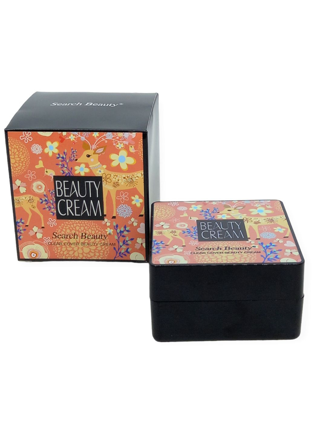 Комплект тональний крем кушон 02 світлий беж + база під макіяж натуральний фініш зволожуючий Veze Beauty Cream + Jomtam No Brand (292409161)