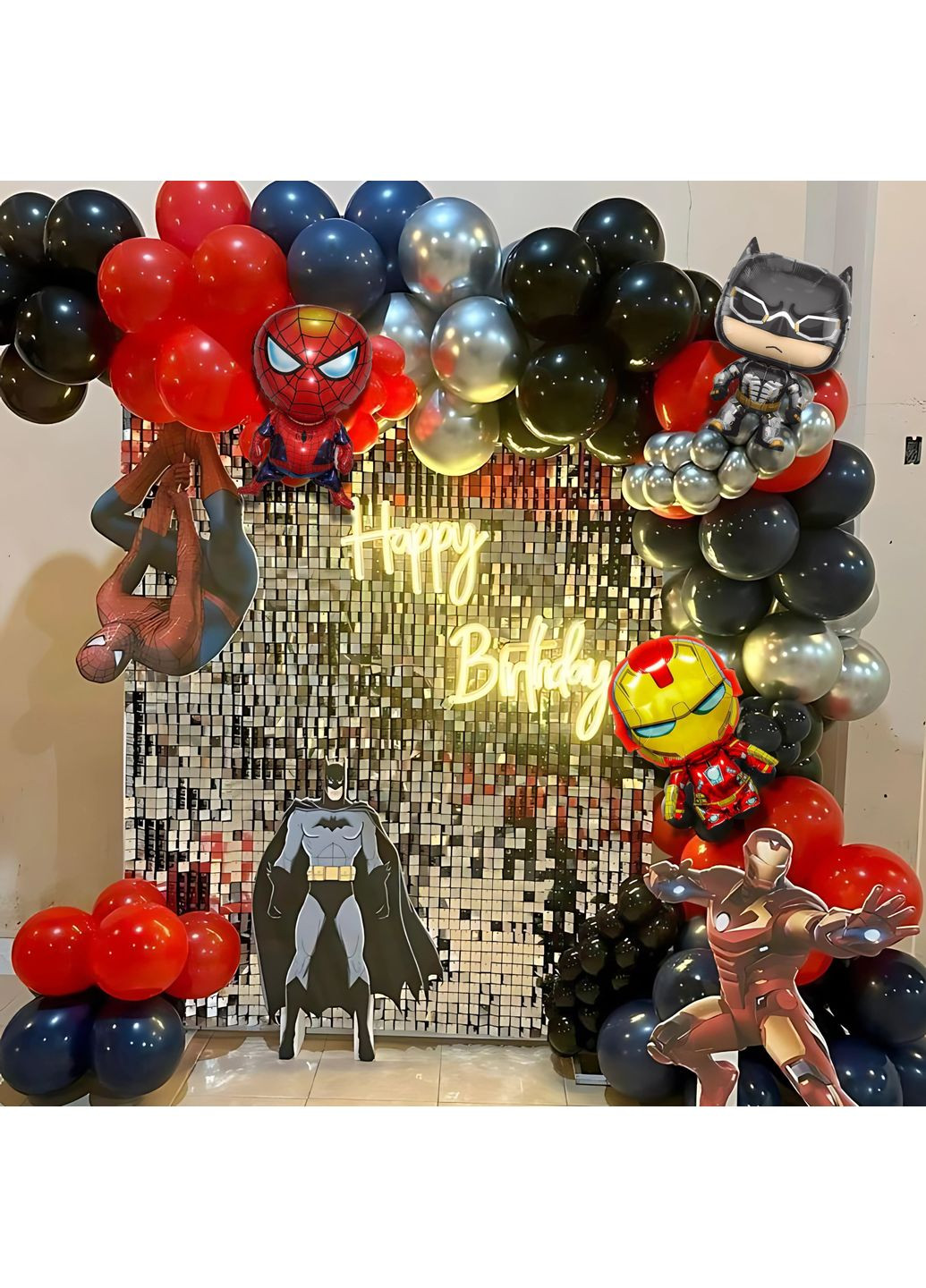 Набор 115 шаров для фотозоны Легенды героического мира No Brand (360559904)