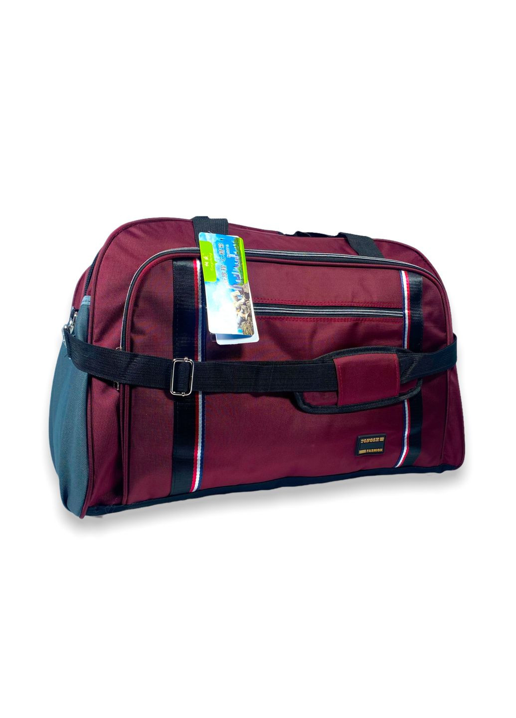 Дорожная сумка 60 л одно отделение внутренний карман два фронтальных кармана размер: 60*40*25 см бордовый Tongsheng (285814813)