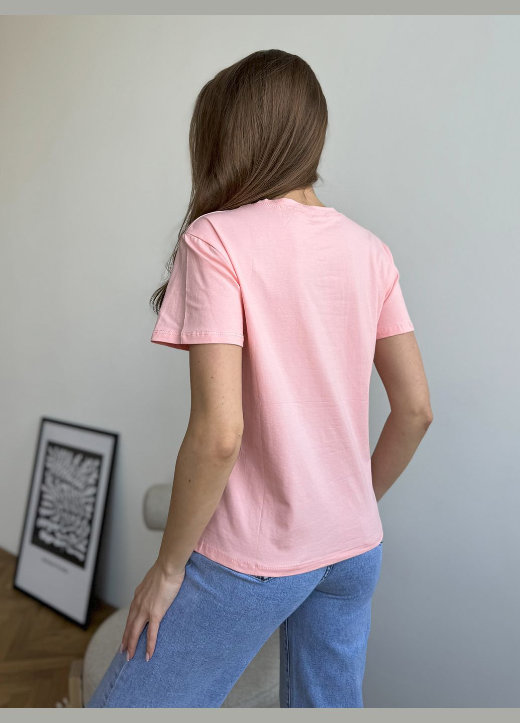 Розовая летняя футболки Magnet WN20-608