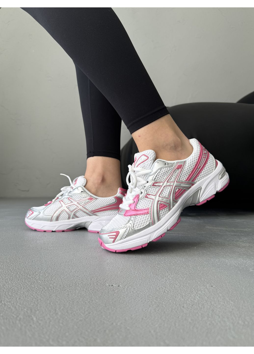 Кросівки жіночі Asics GEL-1130 White Pure Silver | Асікс Гель-1130 рожеві No Brand рожеві демісезони (371647074)