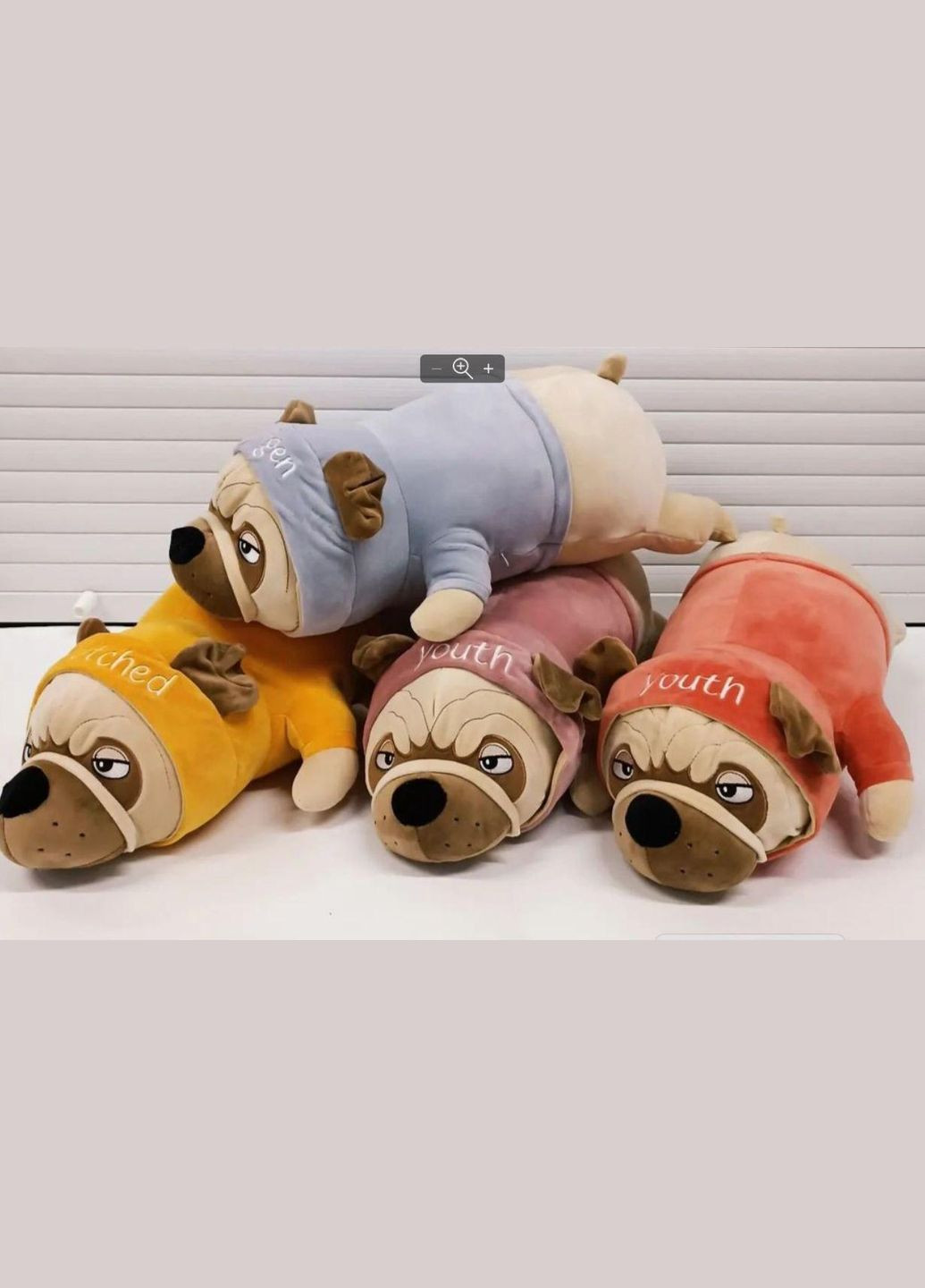 Мопс батон 70см жовтий, Велика М'яка Іграшка, 2 в 1 подушкаіграшка для сну, М'яка іграшка антистрес Fun Cat (303137188)