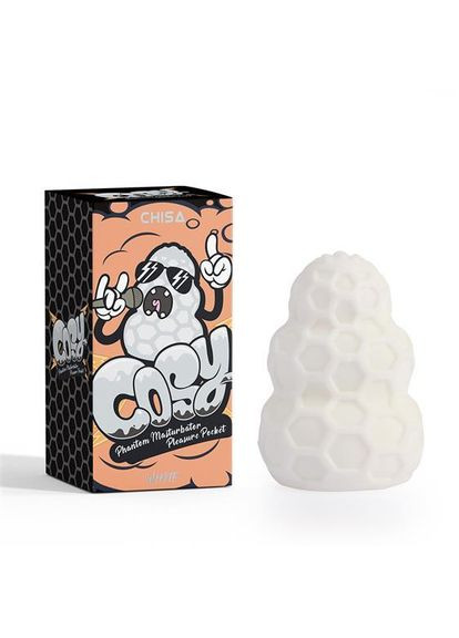 Мастурбатор точковий з опуплостями — COSY Phantom Masturbator Pleasure Pocket White Drive Chisa (322185658)