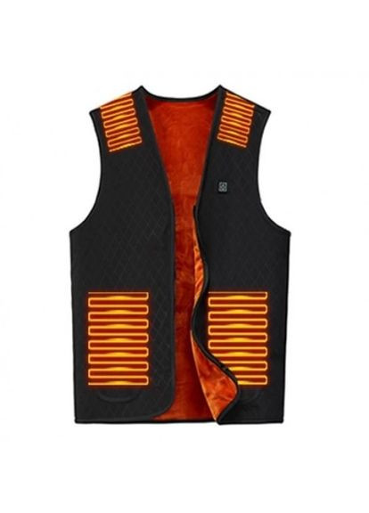 Жилет із підігрівом G1 Чорний розмір з живленням від USB/Power Bank + 3 режими підігрівання FG (341328173)