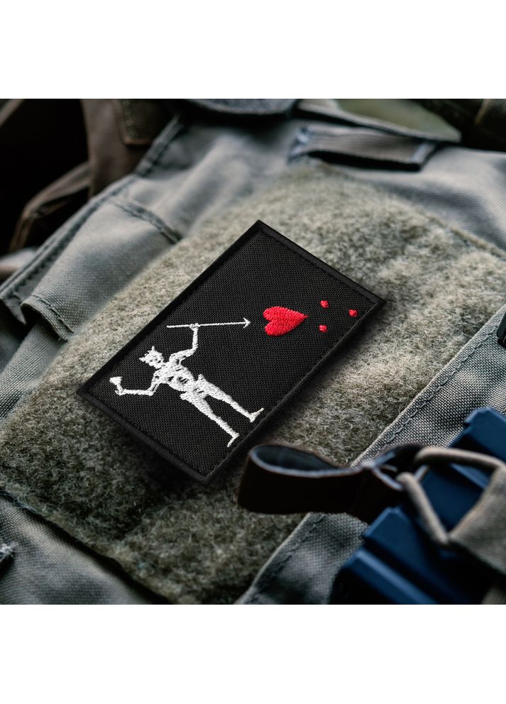 Шеврон із липучкою Чорна Борода Blackbeard 5х8 см вишитий патч нашивка IDEIA (361970732)