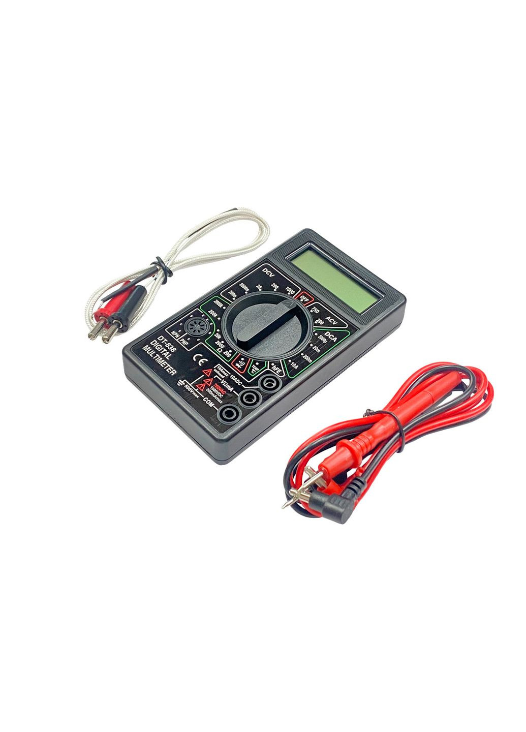 Мультиметр Digital Multimeter EL-838-1 универсальный с ЖК-дисплеем для измерения электрических параметров No Brand (339109630)