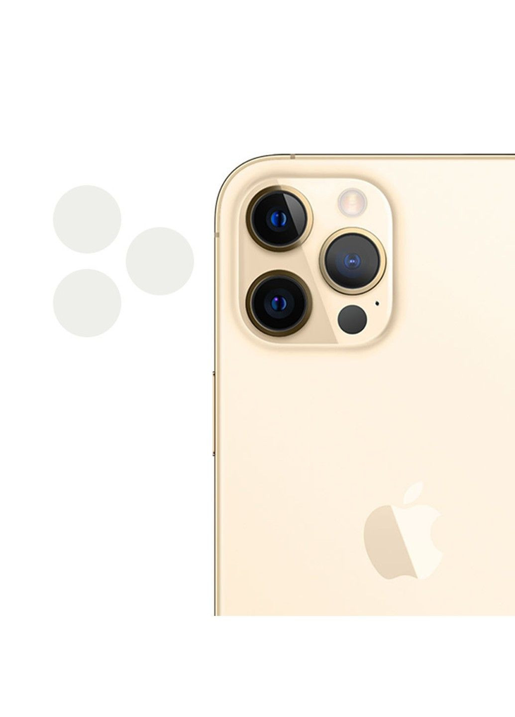 Гнучке захисне скло 0.18mm на камеру (тех.пак) для Apple iPhone 12 Pro (6.1") / 11 Pro/11 Pro Max Epik (294723958)
