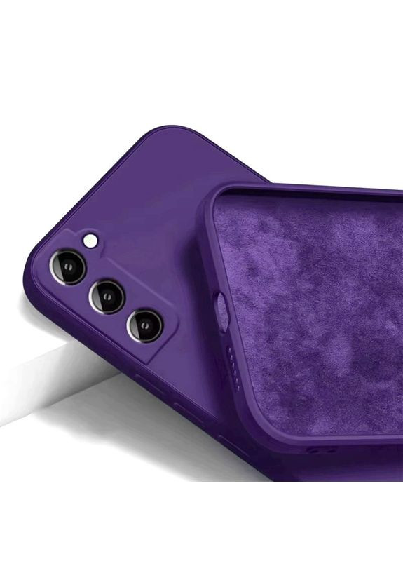 Силиконовый чехол для Galaxy S24 микрофибра soft touch Samsung (322211596)