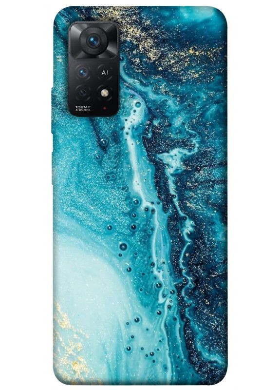 Чехол с принтом для Xiaomi Redmi Note 11 Pro 4G/5G для Ксяоми, сяоми, ксиомы и редми ноте 11 о Голубая краска No Brand (334296793)