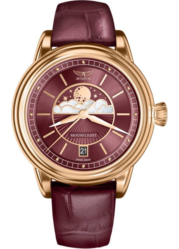 Жіночі наручні годинники Aviator V.1.33.2.265.4 (322683583)