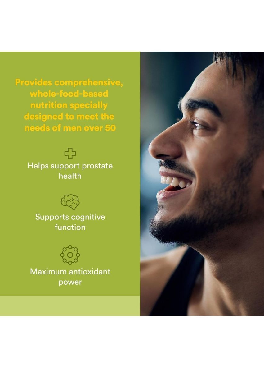 Мультивітамінний та мінеральний комплекс для чоловіків 50+, Men's 50+,, 120 таблеток Natural Factors (315146123)