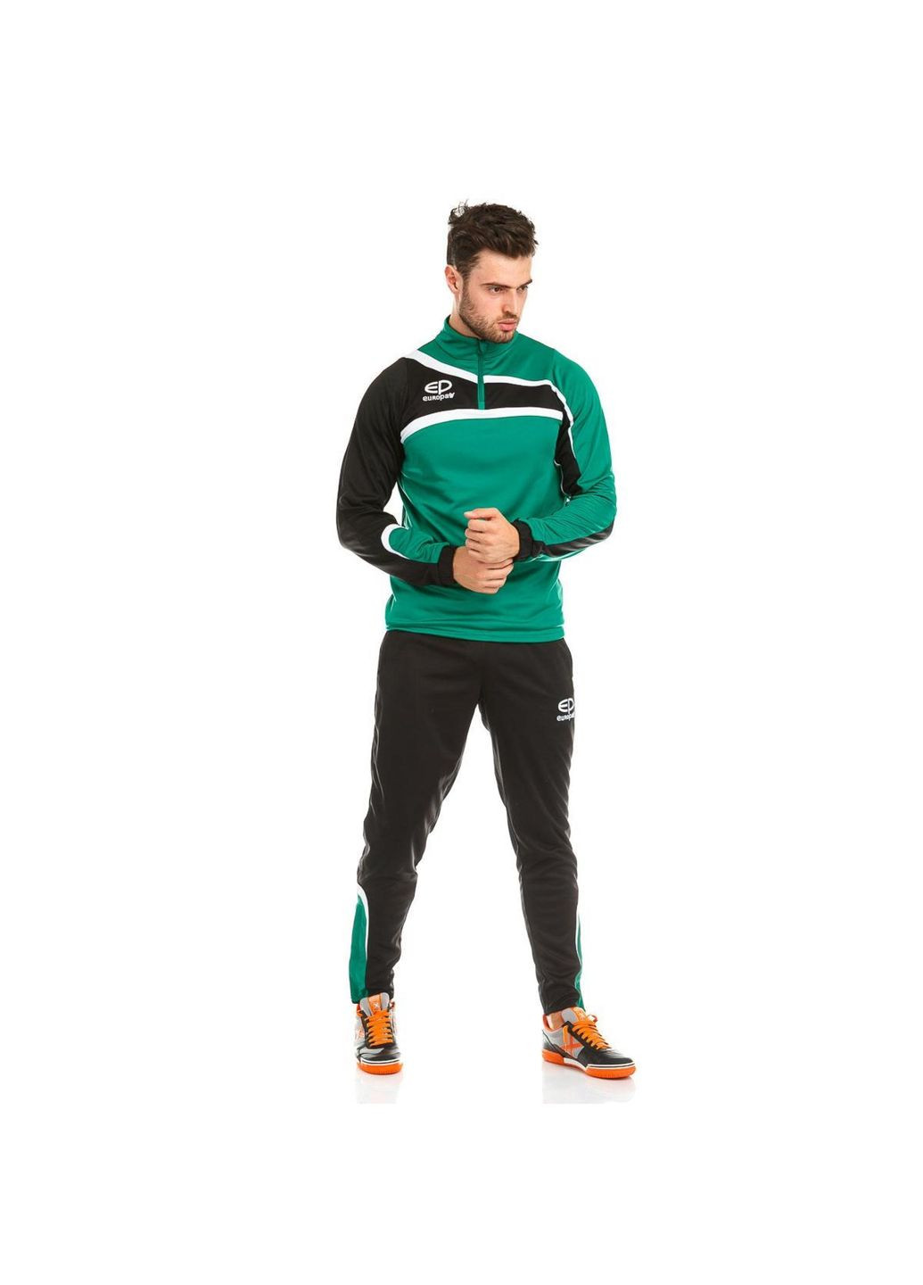 Костюм тренировочный TeamLine зелено-черный ( ) Europaw (368669907)