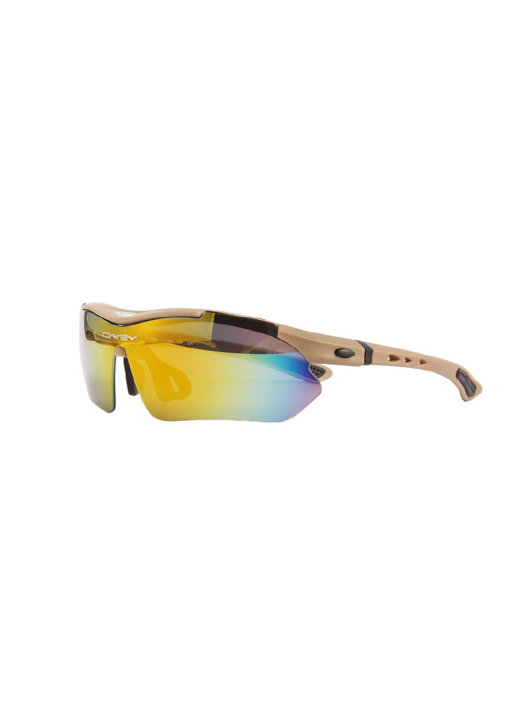 Захисні окуляри тактичні з поляризацією койот 5 лінз One siz+ Oakley (280826709)