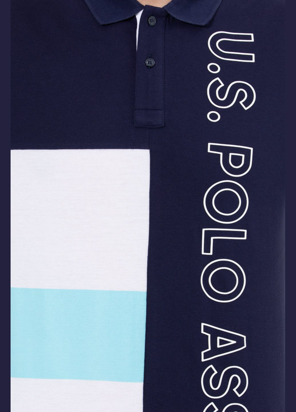 Темно-синяя футболка поло мужское U.S. Polo Assn.