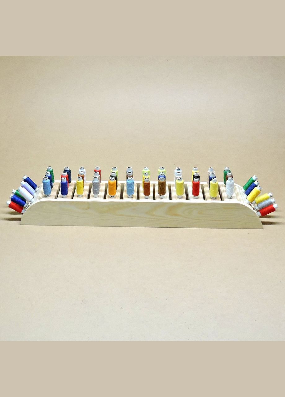 Органайзер для ниток из дерева Меланж 3х16 (НТК-3161200) No Brand (328909377)