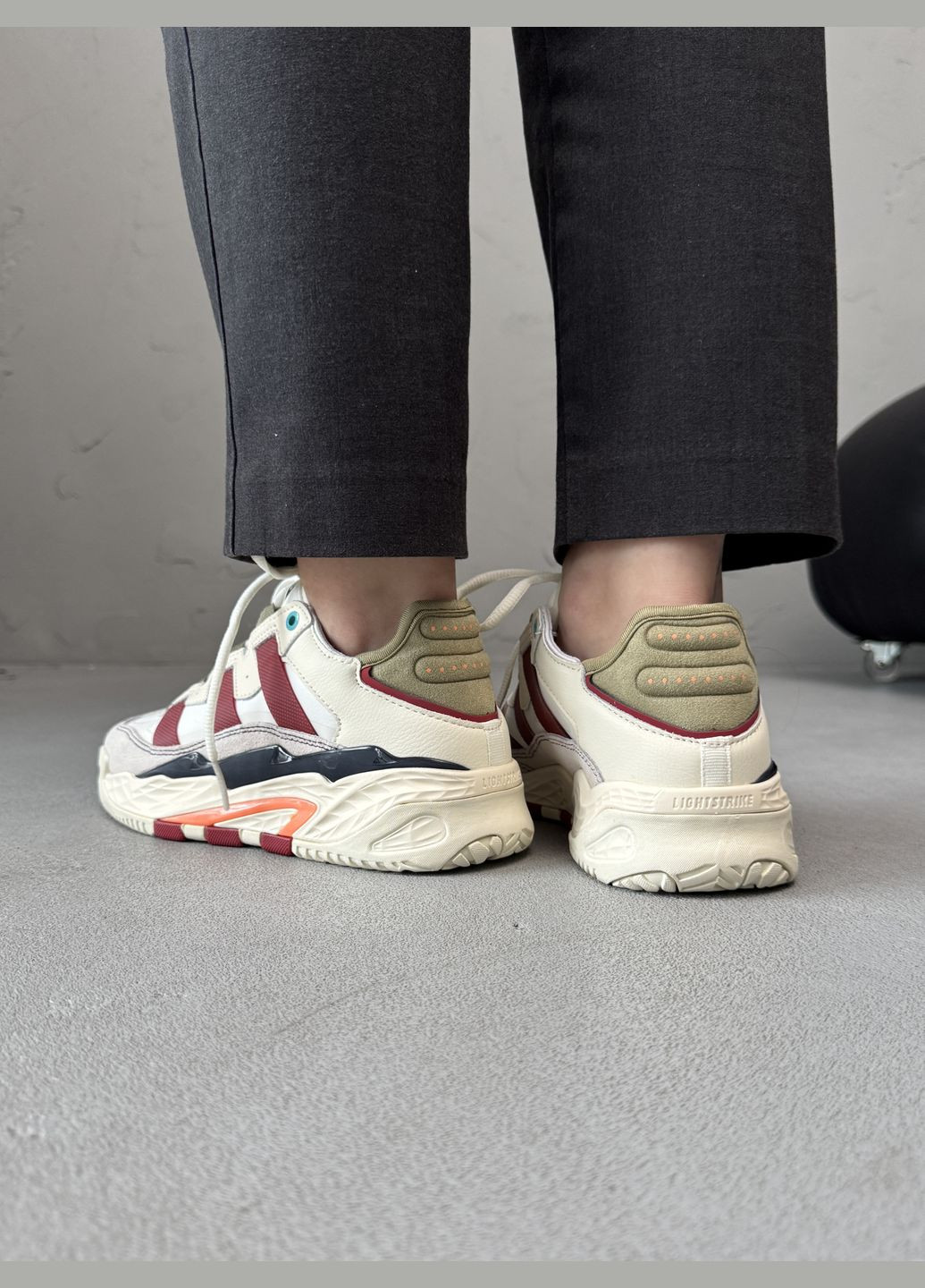 Кроссовки женские и мужские Adidas Niteball beige | Адидас Найтбол бежевые No Brand бежевые демисезоны (316091113)