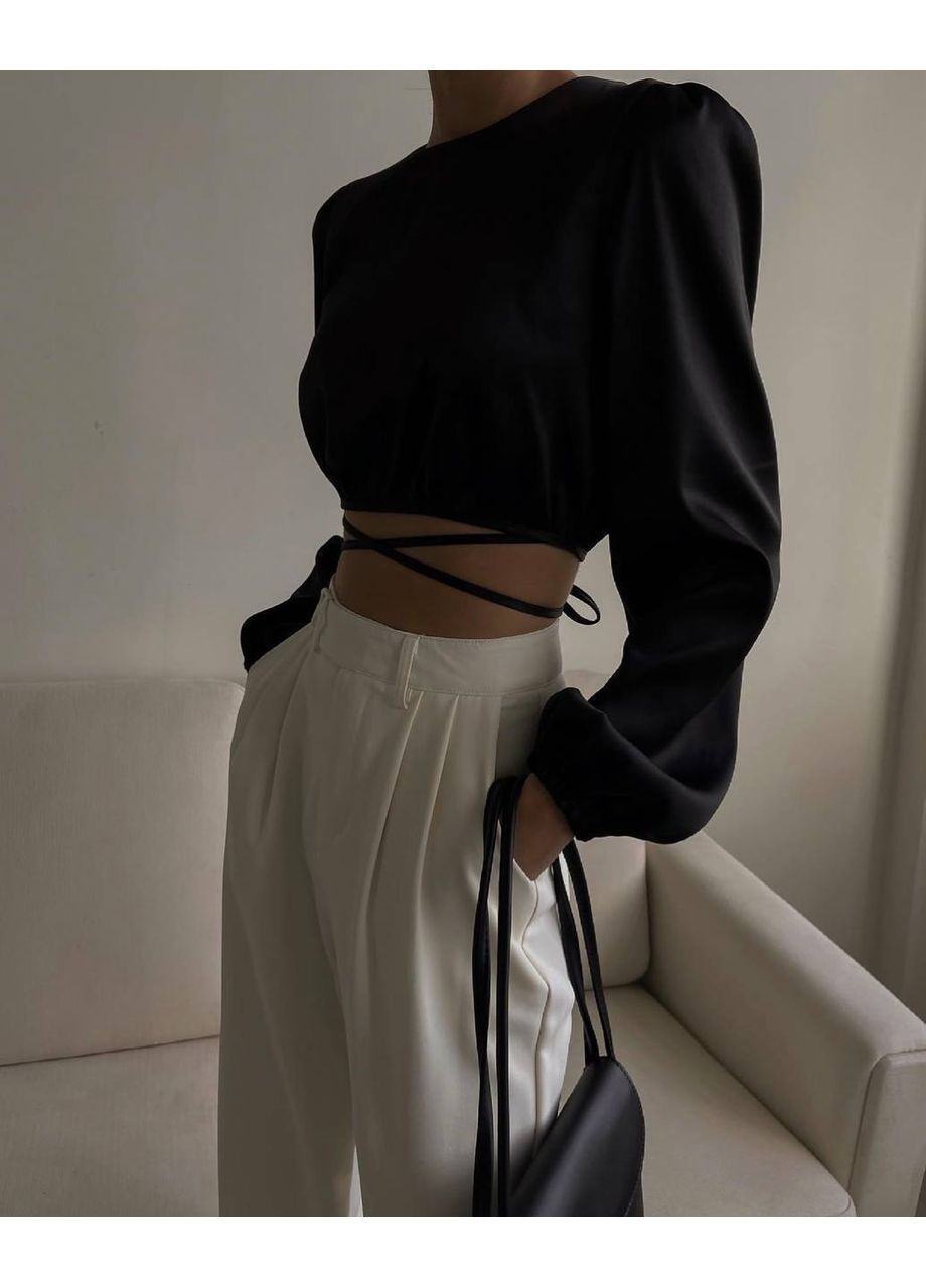 Топ с открытой спиной и завязками No Brand (370032478)