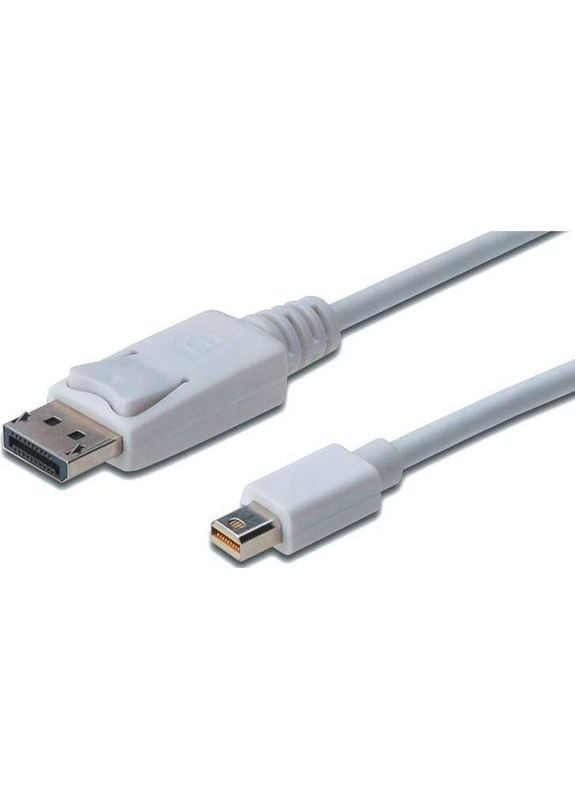 Кабель miniDisplayPort to DisplayPort (AM/AM) 1.0m, white (AK-340102-010-W) Digitus (336957064)