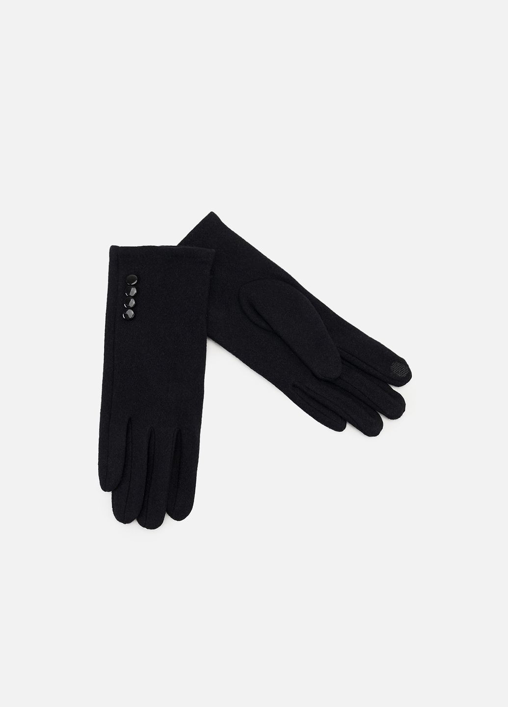 Женские перчатки цвет черный ЦБ-00263401 Ronaerdo (307362960)