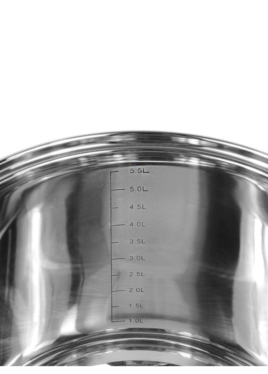 Кастрюля 15,5л. из нержавеющей стали KM 5406 со стеклянной крышкой Kamille (351584825)