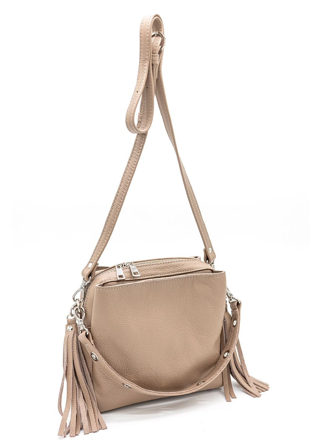 Сумка женская с ручкой кожаная средняя бежевая 1711140 ARTiS Bags Сумка (328083003)